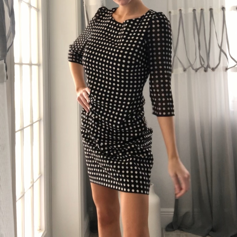 Karl Lagerfeld Dress Polka Dot